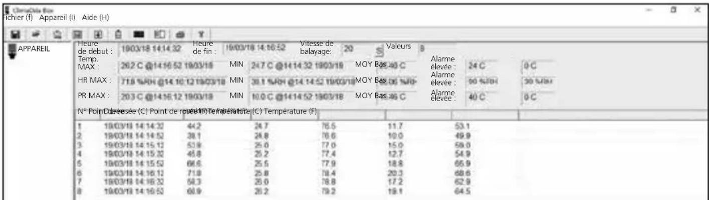Laserliner ClimaData Box - Evaluation des valeurs mesurées - 2