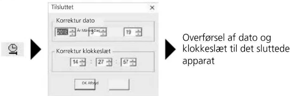 Laserliner ClimaData Box - Indstilling af dato/Klokkeslæt - 1