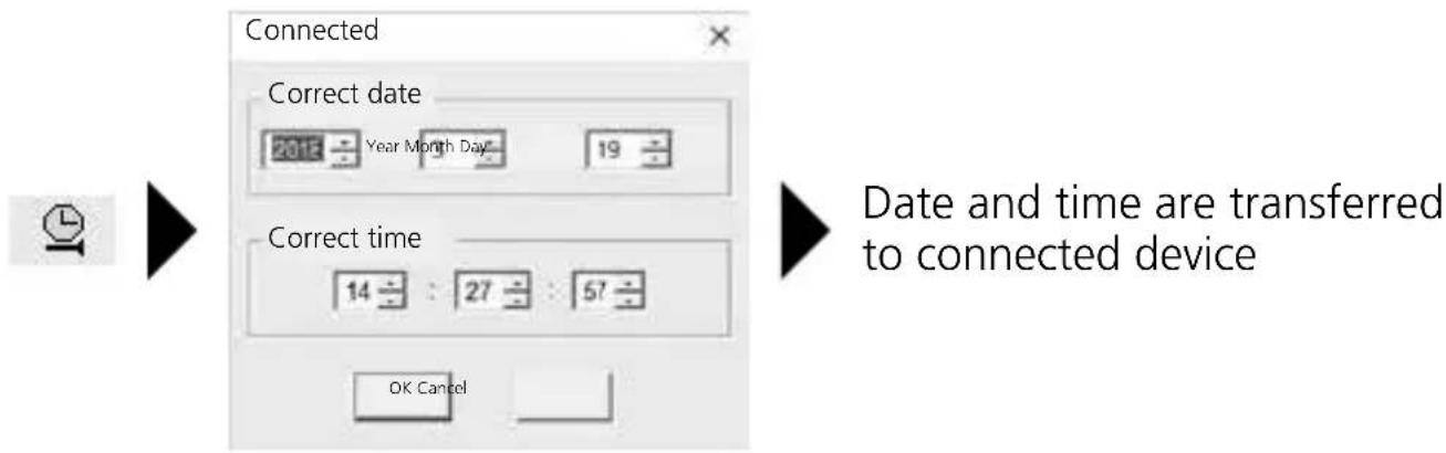 Laserliner ClimaData Box - Set date / time - 1