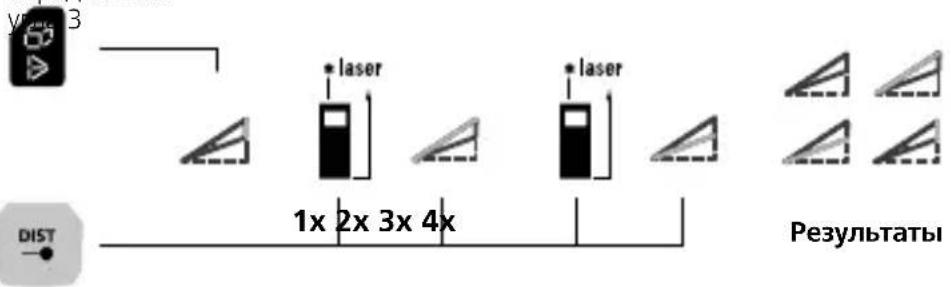 Laserliner LaserRangeMaster Gi7 Pro - Функция определения угла 3: - 1