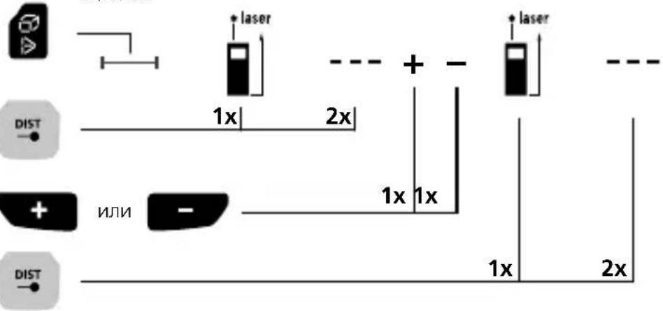 Laserliner LaserRangeMaster Gi7 Pro - Добавяне и изваждане на дължини: - 1