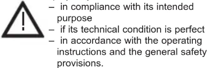 Kübler Codix 534 - Safety instructions and warnings - 1