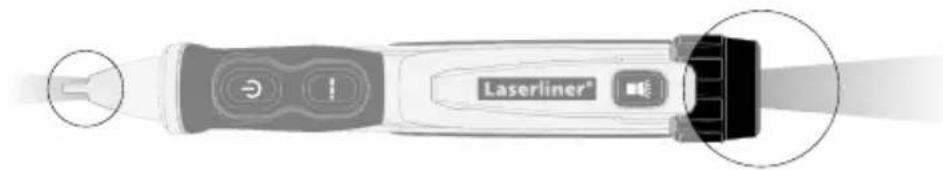 Laserliner ActiveFinder XP - Utgangsåpning LED - 1