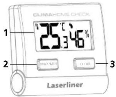 Laserliner ClimaCheck - Az elem behelyezése - 2