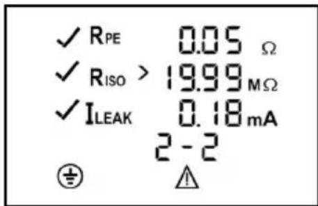 BENNING ST 725 - L'appareil benning ST 725 en mode d'alimentation par secteur : - 2