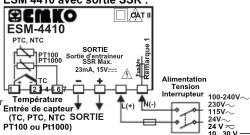 Emko ESM7710 - Câblage électrique - 2