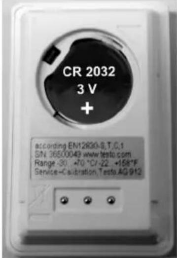 Testo 174T - Inserimento delle batterie - 3