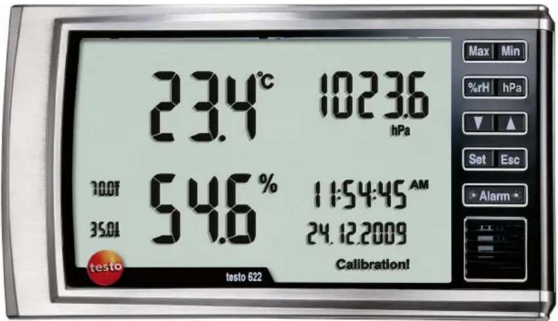 Testo 622 - Afficheur des conditions en laboratoire - 1