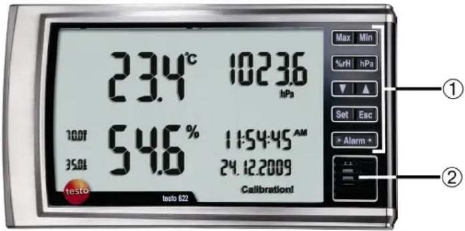 Testo 622 - Übersicht - 1