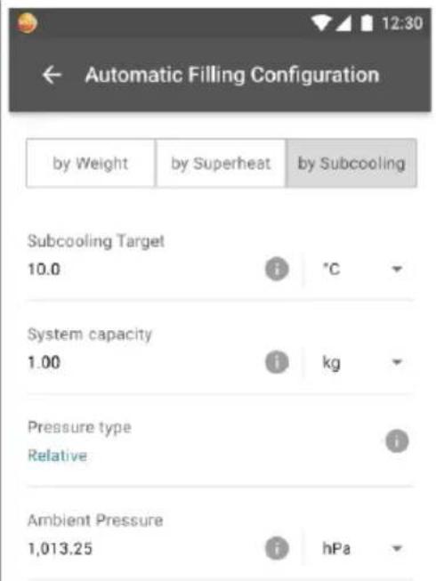 Testo 560i - Charge automatique en fonction du sous-refroidissement - 8