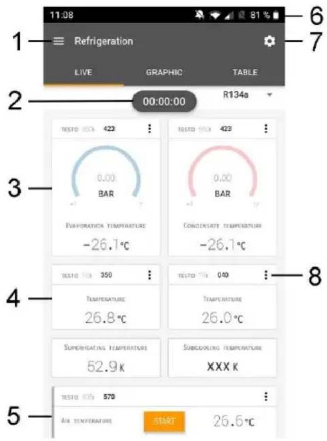 Testo 560i - Commande par l'app - 1