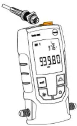 Testo 552 - Utilisation en tant que capteur en combinaison avec le testo 570 - 2