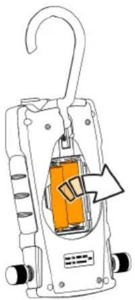 Testo 552 - Remplacement des piles - 1