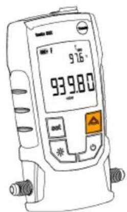 Testo 552 - Affichage des valeurs de température - 2