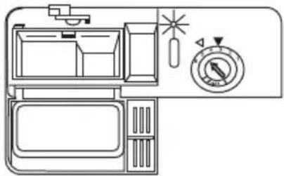AYA ASDW949W - remplissage du distributeur d'agent de rinçage - 1