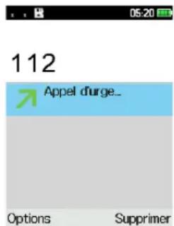 TCL 3189 - Passer un appel - 1