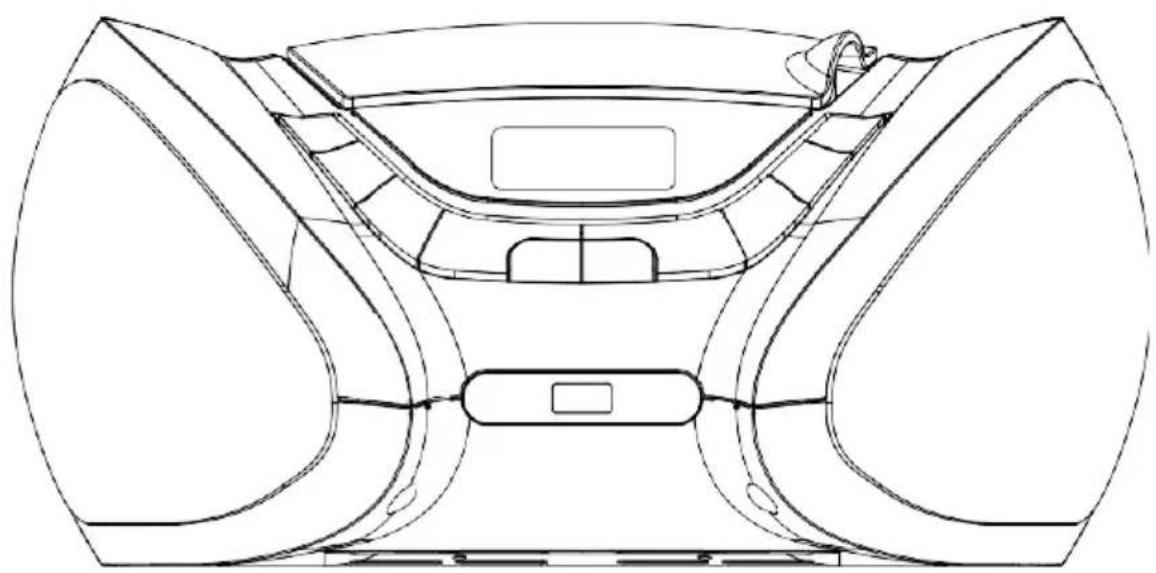 Lauson CP445 - REPRODUCTOR PORTÁTIL ESTÉREO CON CD/MP3, RADIO Y PUERTO USB - 2