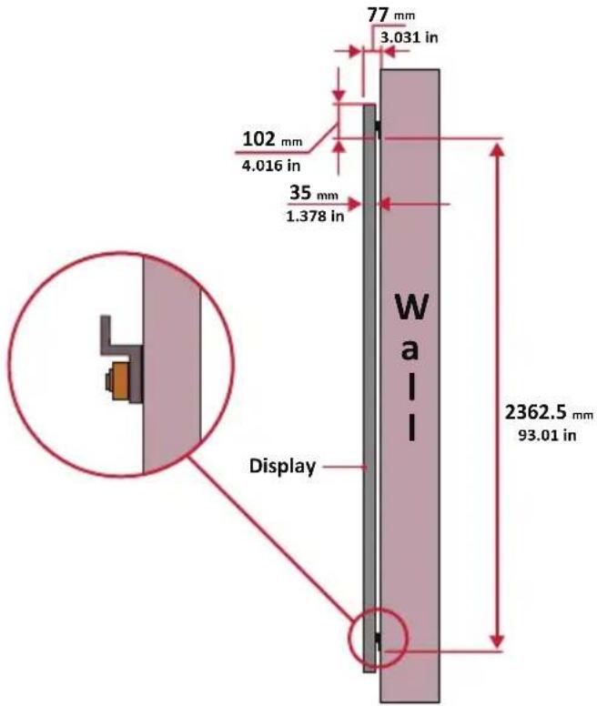 VIEWSONIC LDP216121 - Duvara Kurulum - 3