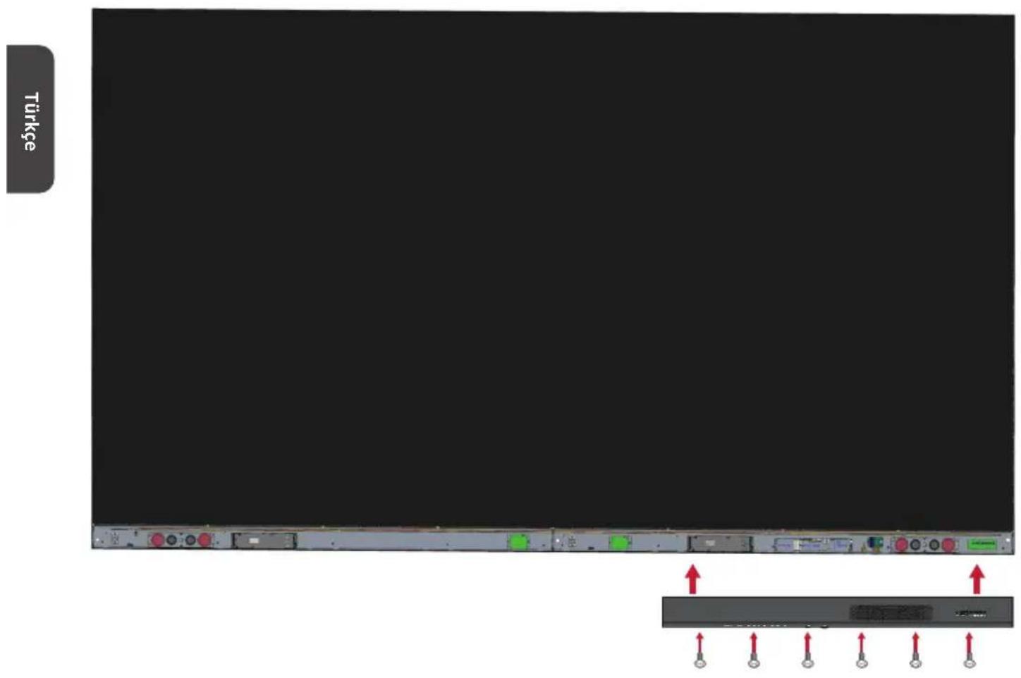 VIEWSONIC LDP216121 - Sistem Kontrol Kutusu Kapaklarını Takma - 2