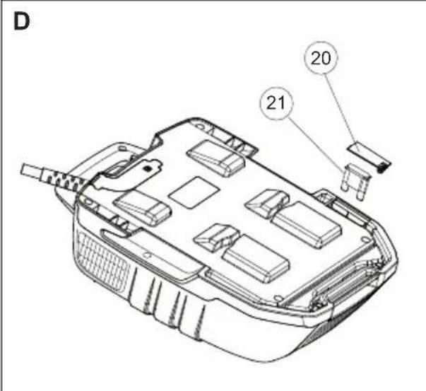 HUSQVARNA BLi940X - Carregamento (fig. A) - 3