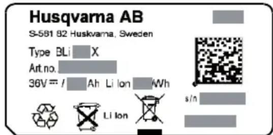 HUSQVARNA BLi520X - 8