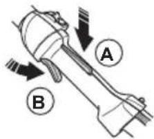 HUSQVARNA 130L - To do a check of the throttle trigger lockout - 1