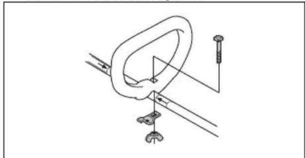 HUSQVARNA 130L - To attach the loop handle (130C) - 1