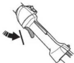 HUSQVARNA 130C - To do a check of the throttle trigger lockout - 2