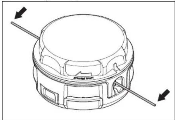 HUSQVARNA 130C - To replace the trimmer line (130L) - 3