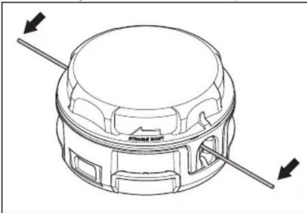 HUSQVARNA 130C - Remplacement du fil coupe-herbe(130l) - 3