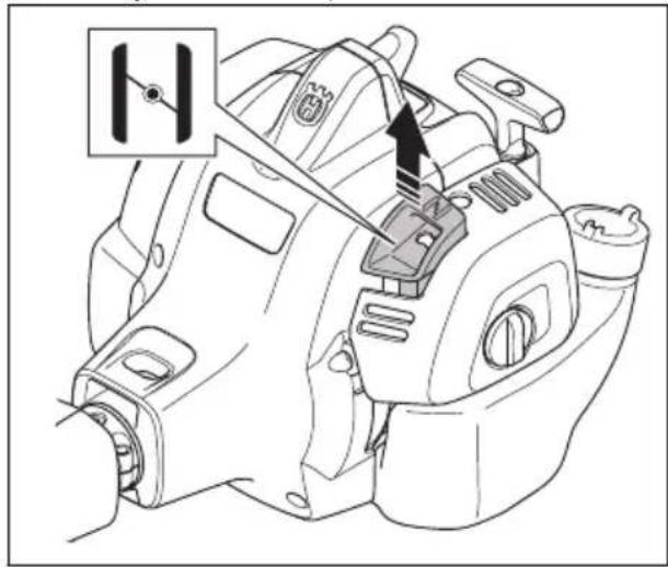 HUSQVARNA 130C - Para arrancar un motor frío - 2