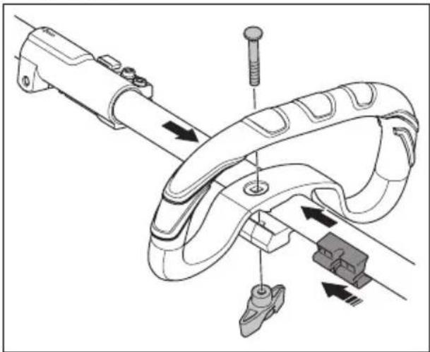 HUSQVARNA 130C - To attach the loop handle (130L) - 1