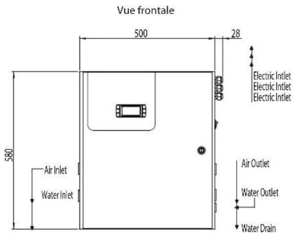 Carel MCmultizone - Dimensions et poids - 1