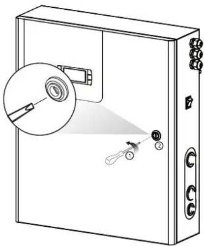 Carel MCmultizone - Ouverture de la porte du cabinet - 1