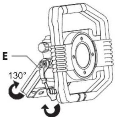 E 130°
