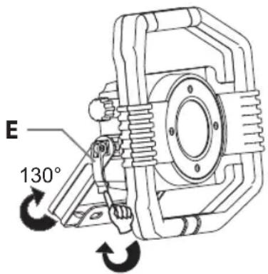 E 130°