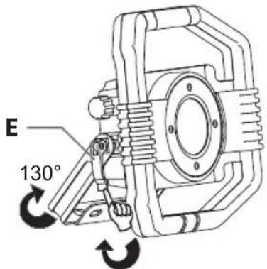 E 130°