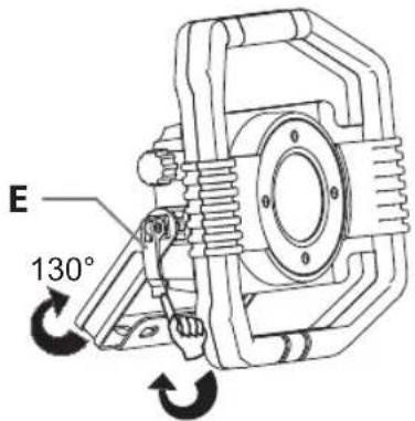 E 130°