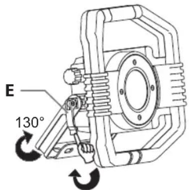 E 130°