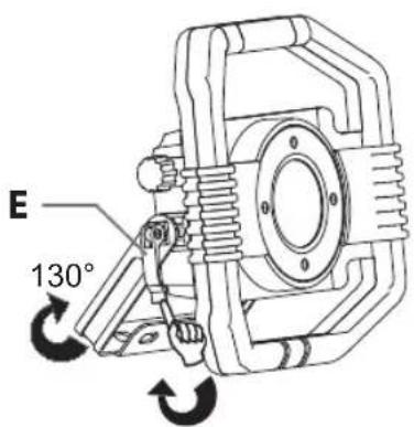 E 130°