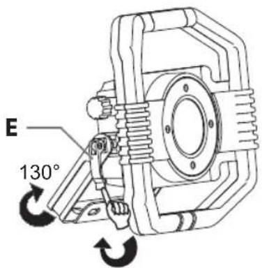 E 130°