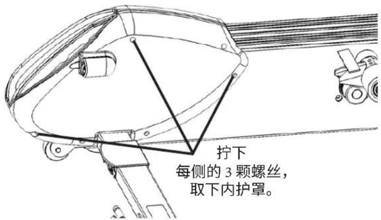 True XC900 - 步骤1将轴架组装到基座: - 1