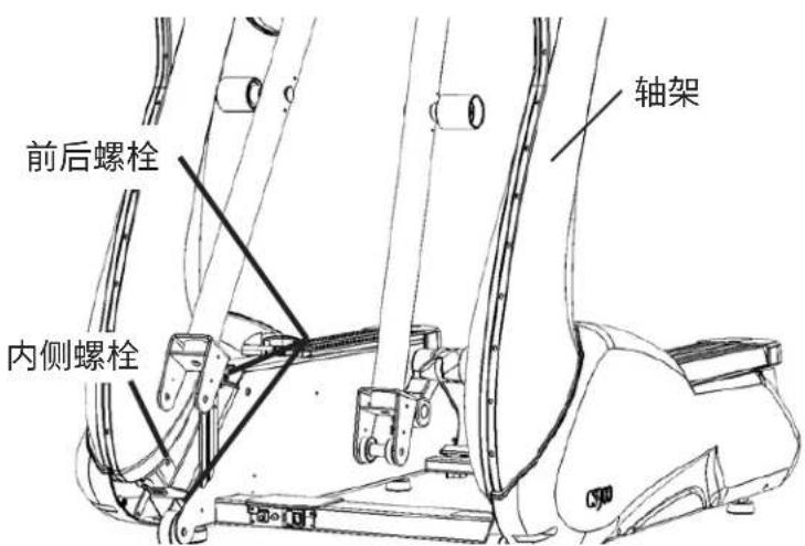 True XC900 - 步骤1将轴架组装到基座: - 3
