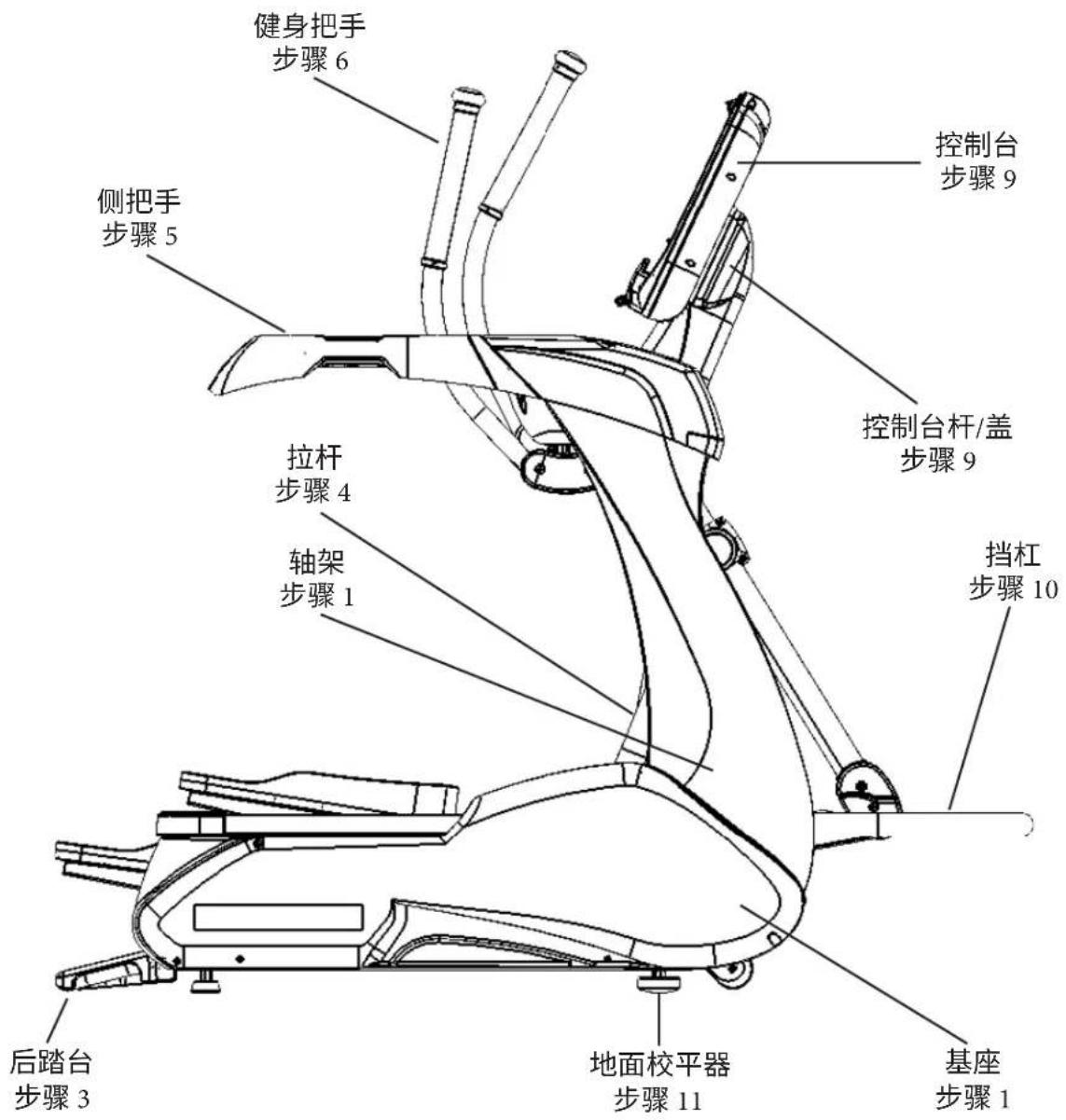 True XC900 - 部件识别: - 1