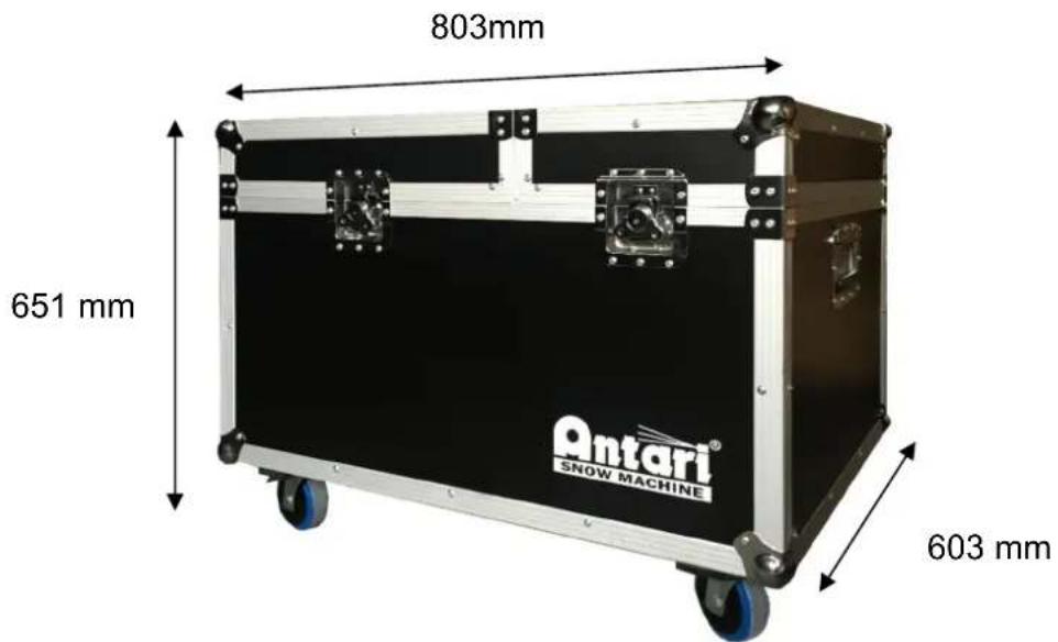 803mm 651 mm Antari® SNOW MACHINE 603 mm