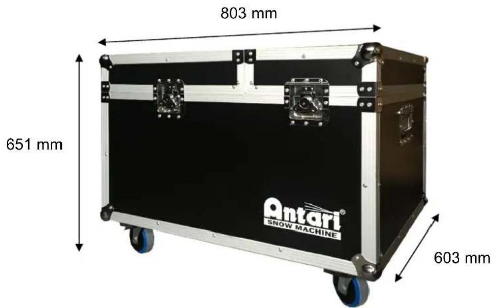 803 mm 651 mm Antari® SNOW MACHINE 603 mm
