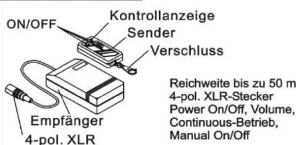 Antari Z3000II - Bedienung über eine Fernbedienung - 2