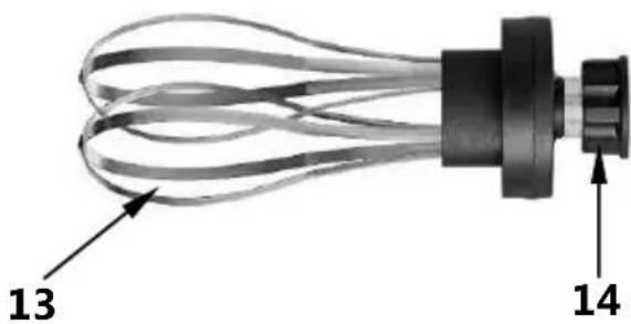 BARTSCHER STM3 400 - Mixstäbe, Schneebesen, Wandhalterung - 2