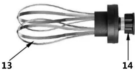 BARTSCHER STM3 400 - Tiges de mixeur, fouet, fixation murale - 2