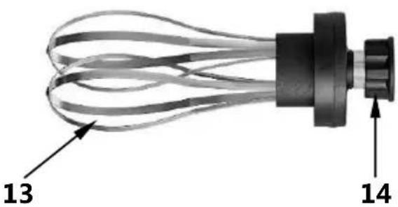 BARTSCHER STM3 600 - Tiges de mixeur, fouet, fixation murale - 2